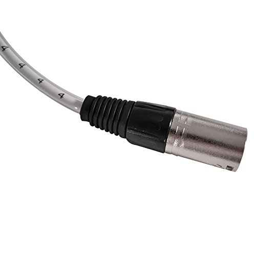 Сеизмички аудио SATXSW-8X10 4-канали со 10 метри вметнете змија кабел 8 TRS до 4 XLR машки и 4 XLR женски
