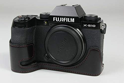 Стп Кожа Половина Камера Случај Торба Покритие За Fujifilm X-S10 Камера, FUJI XS10