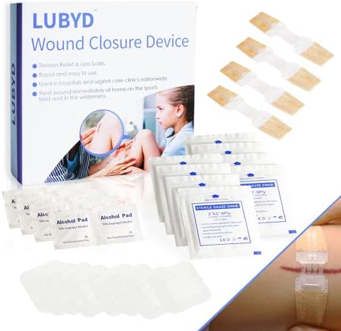 Lubyd лепила завои FDA расчистени затворања за итни случаи - Поправете ги раните без шевови за рана од 1/2-3 1/4 инчи.