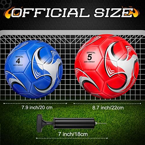 3 пакувања фудбалска топка со големина на пумпа 4 големина 5 кул официјална големина Фудбалска топка машина зашиена спорт спортски фудбал