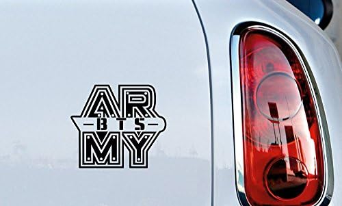 BTS ARMY FAN Logo верзија 1 CAR VINYL налепница за налепници за браник за автоматски автомобили Камиони за ветробранот Прилагодени