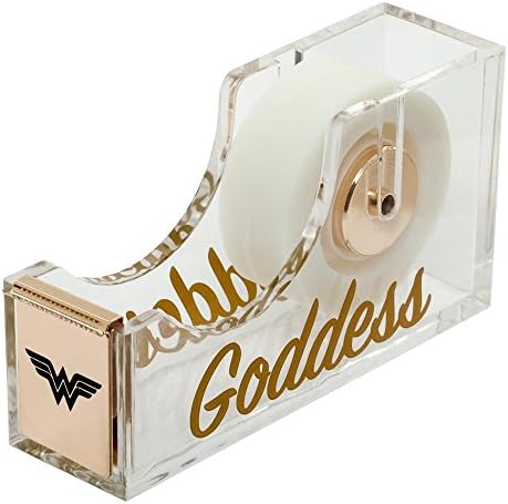 BioWorld Wonder Woman Tape Tape Dispenser Wonder Woman Desk Додатоци за чудо жена канцеларија Чудо од жена додатоци Чудо од