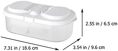 Cabilock чај контејнери 4 парчиња стабилни производи за производство на заштедувачи на канти за оброци за оброци за подготвување кутии за