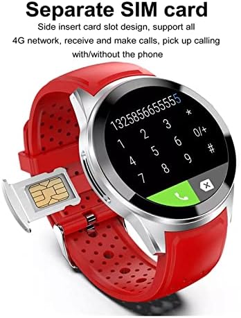 Zuonu Smart Watch 4G, 1 GB+16GB 1.39 часовник, 8MP Camera SIM картичка Телефонски повик WiFi GPS SmartWatch Connect Android iOS
