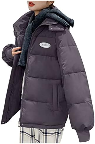 Долга јакна Зимска качулка долга зимска палта елек долги ракави загреани со качулка со средна должина со џемпер