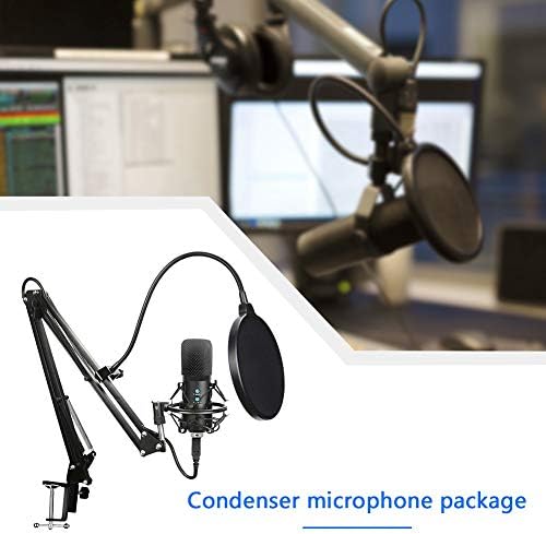 Комплет за микрофон за професионална суспензија на RTBBYU за емитување на звук за емитување на звук во живо