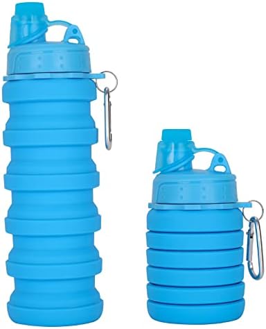 Производители за склопување на вода за вода за возрасни, момчиња, студенти, деца, шишиња со вода што може да се преклопуваат со силикони