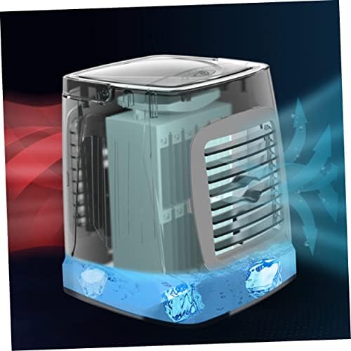 Heimp Portable AC единица за спални вентилатори за вентилатор за вентилатор на воздухот, вентилатор за ладилник на воздухот мини вентилатор