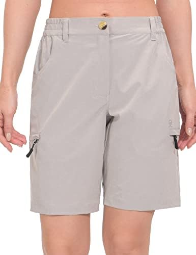 Малиот магаре Енди, женски пешачки шорцеви 9 инчи, лесни шорцеви за голф, брзо суво со џебови со патенти