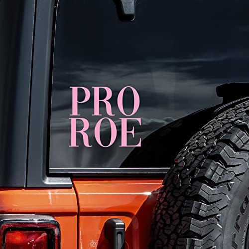 Pro Roe Decal Vinyl налепница автоматски автомобил камион wallиден лаптоп | Мека розова | 5,5 x 5,5