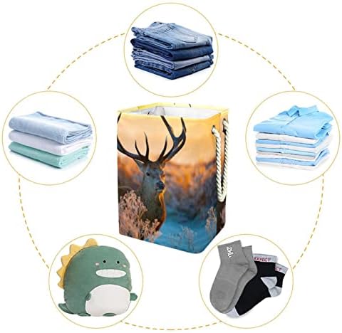 Перење Попречува EIuWna Склопувачки Корпи За Перење Цврста Корпа За Перење Облека Организација За Складирање Бања Спална Соба Дом