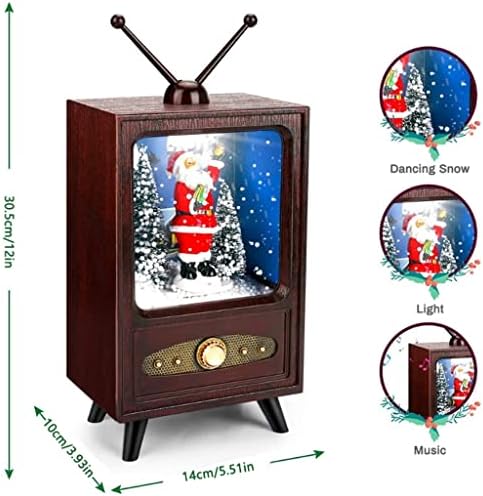 Lkyboa Mini TV Musicbox Божиќна музичка кутија колекционерска популарност популарност