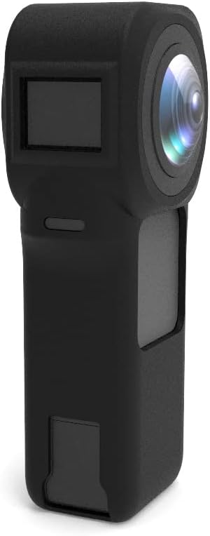 Aokicase Компатибилен Со Insta360 Еден Rs Анти-Гребење Камера Силиконски Случај Заштитен Случај За Insta 360 Еден Rs Акција Анти-Гребење