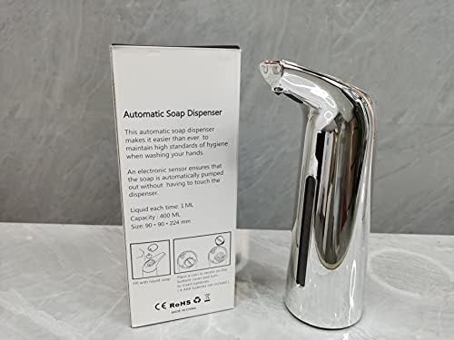 SOAP диспензерот без допир за туш, автоматски диспензер за сапун автоматски сензор Индукција без допир без сапун диспензер за кујна