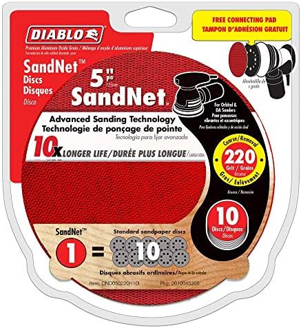 Diablo Sandnet 220 Grit 5 ”Диск за пескарење - DND050220H10i