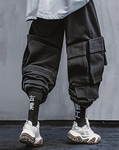 Апмоларна јапонска техничка облека за улични панталони за мажи за мажи