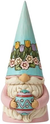Enesco Jim Shore Heartwood Creek Gnome држи велигденска фигура на јајца, 7,48 инчи, Multicolor & Jim Shore Heartwood Creek Gnomes низ целата