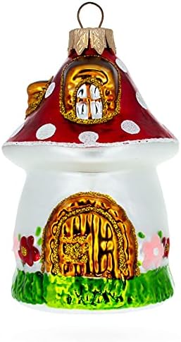 Божиќен украс за чаши од печурки
