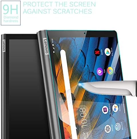 Заштитник на екранот RateSell Lenovo Yoga YT-X705F, заштитник на екран на стакло, 9H тврдост/меур бесплатен/висок одговор за Lenovo Yoga Smart