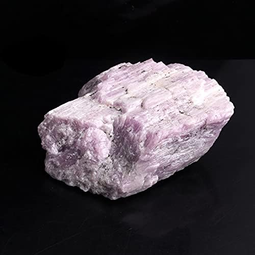 Shitou2231 1pc Голема природна сурова пурпурна Кунзит кристална камења Груба Споденумен кварц минерали примерок заздравување на реики домашни