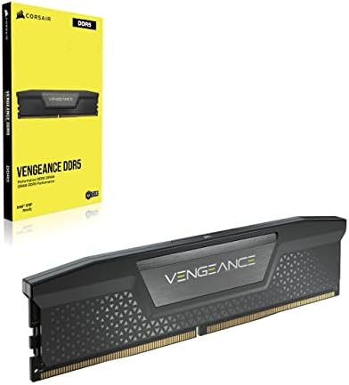 Corsair Vengeance DDR5 RAM 64GB 6200MHz CL32 INTEL XMP ICUE Компонирана компјутерска меморија - црна