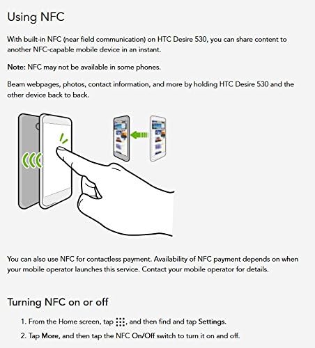 HTC Desire 530 - отклучен телефон -