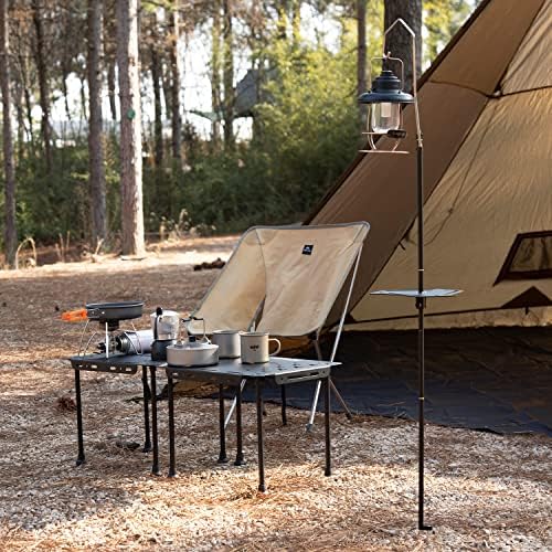 Solowider Blackbee Camping Camping Larm Rack Aluminum висат на држачот на фенер за одвојување на лесен штанд