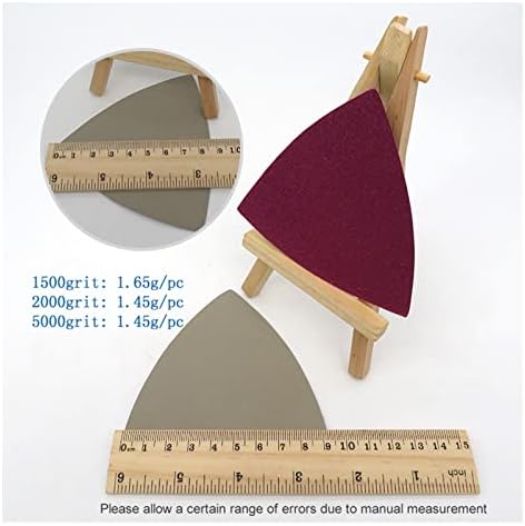 Zsblxhhjd Абразивна шкурка суво и влажна триаголник со влечење на тркалото и ринг-шкурка силиконски карбид 60-10000 абразивна алатка