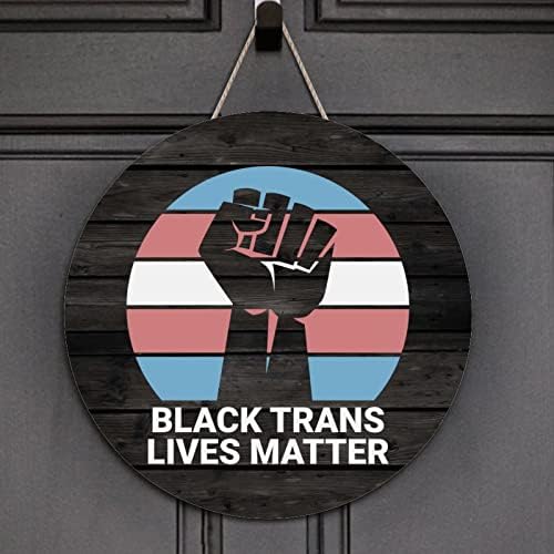 Добредојдовте знак ЛГБТ гордост дрвен знак рустикален црн транс животен материјал бисексуален лезбејски знак ЛГБТК навивачки wallиден декор фарма куќа рустикален ?