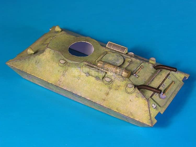 Mookeenone 1:50 Советски БТ-SV лесен резервоар хартија воен модел оклопна колекција на оклопни автомобили