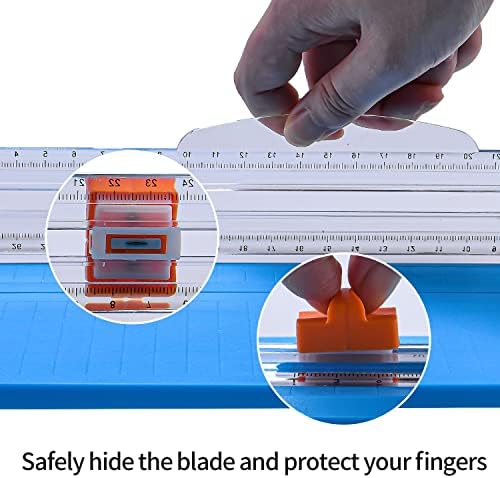 Преносен секач за хартија Гилотин хартија за тримери со безбедносно заштитно чување за стандардно сечење на хартија A2 A3 A4 A5, фотографии