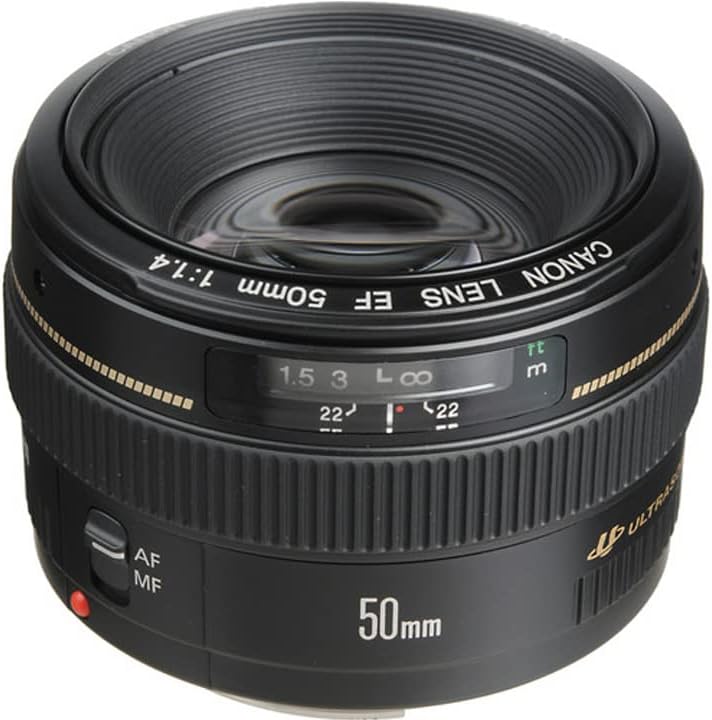 Canon EF 50mm f/1.4 USM леќи + 3 парче филтер-комплет + аспиратор