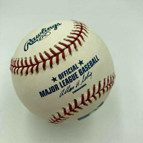 Филип Хјуз потпиша автограмиран официјален бејзбол на мајорската лига - автограмирани бејзбол
