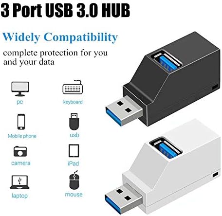KJHD USB 3.0 Адаптер Екстендер Мини Сплитер Кутија 3 За Компјутер Лаптоп Мобилен Телефон Со Голема Брзина U Читач На Дискови