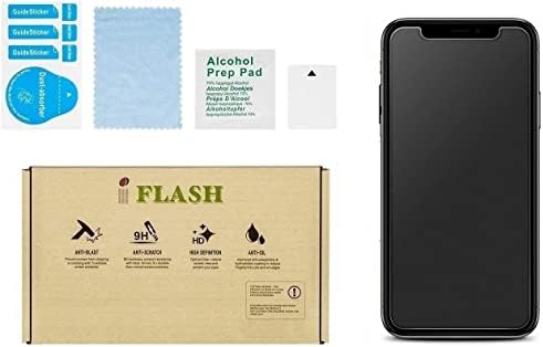 IFLASH IPHONE XR, iPhone 11 Мат Екран Заштитник, [5 Пакет] Анти-Отсјај &засилувач; Анти-Отпечаток Калено Стакло Матирани Завршувањето
