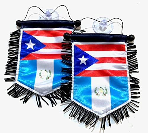 Порто Гватемала Рикан знаме за додатоци за автомобили Домашен wallиден прозорец декорација Банер