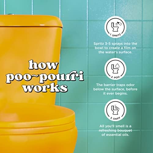 Poo-pourri пред-you-go тоалет спреј, оригинален цитрус, 1 fl oz-лимон, бергамот и лимоноса