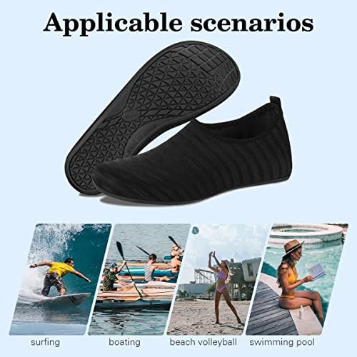 Аква чорапи плажа чевли со вода боси јога чорапи брзо суво суво сурфање базен за пливање за жени мажи