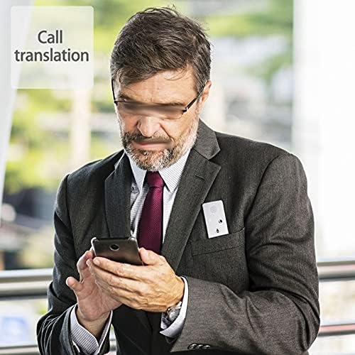 ZLXDP Пренослив Мини Безжичен Паметен Преведувач Двонасочна Апликација За Инстант Гласовен Преведувач Во Реално Време Bluetooth