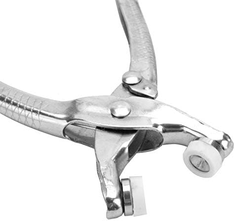 Jacksking hole punch plier, 3 парчиња кожен појас за дупки + Punch + Eyelet Plier + Snap копче Grommet Setter Altack Kit Plier Plier