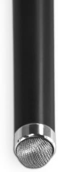 PAX SK800 Stylus Pen, Boxwave® [Evertouch капацитивен стилус] Врвови со влакна капацитивно пенкало за стилот за PAX SK800 - млаз црно