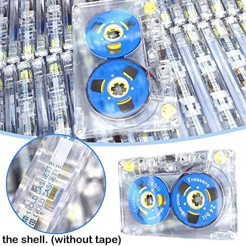 Касети за касети чиста пластична празна касета лента, аудио касета Индивидуално складирање со чиста лента за празно касети за