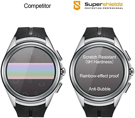 SuperShieldz дизајниран за LG Watch Sport Sport Temered Face Preck Ecter, 0,33мм, анти -гребење, без меурчиња без меурчиња