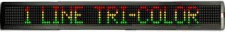 Едно-линијата LED знак за три-бои, 7x160 матрица