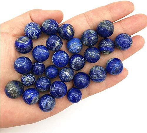 QiaNONOI ZD1226 1PC 12-15mm Природни лазис лазули полирани камења кристални топчиња сфера заздравување на декор, природни камења и минерали,