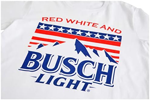 Буш светло црвено бело и буш лесни планини бела маица