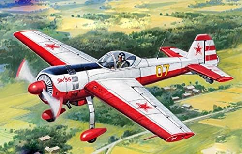 АМОДЕЛ ЈАК-55 Советски аеробатски авион 1/72 Скала пластичен модел комплет 72192
