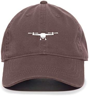 Технички дизајн симбол на беспилотно летало за бејзбол капа, извезена памучна капа, прилагодлива на тато