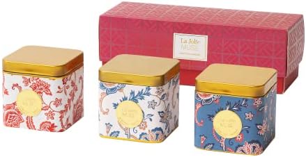 La Jolie Muse Candle Set од 3, подароци за ден на мајки, подароци за природни соја свеќи за жени, луксузна миризлива свеќа поставена 11,64