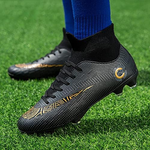 HHY машки фудбалски се распрскуваат со нелизгачки шипки чипка-лесна професионална фирма за теренски спортски атлетски вежби чевли патики патики